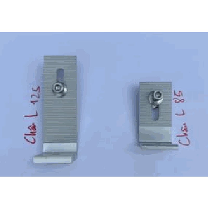 Chân L 125x40 Kèm Bu Lông, Long Đền, Con Chạy
