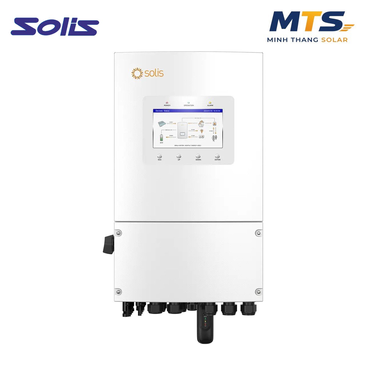 Biến Tần Inverter Hybrid Solis 6KW 1 Pha S6-EH1P6K-L-PLUS