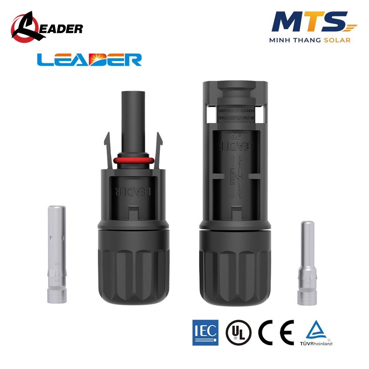 Bộ Đầu Nối Jack MC4 1500V DC Leader Chính Hãng