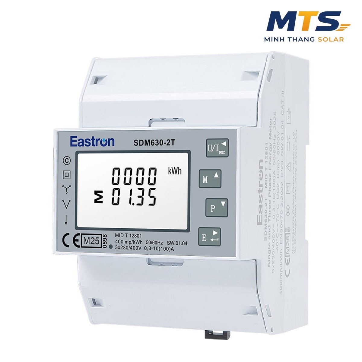 Meter EASTRON 3 Pha 100A Đấu Trực Tiếp – SDM630-Modbus V2