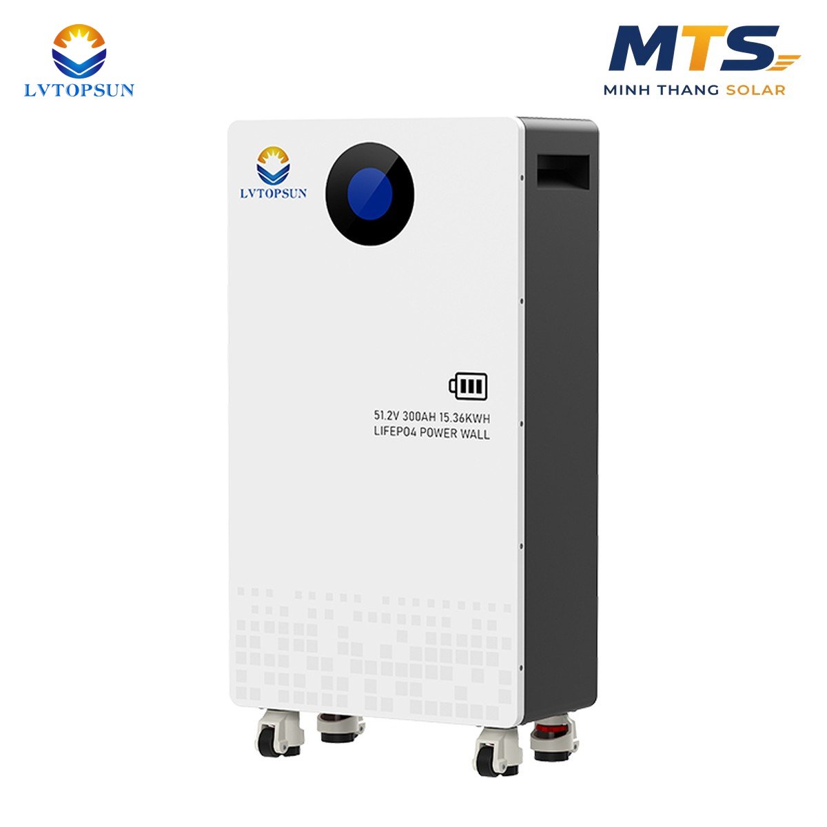 Pin Lưu Trữ Điện Mặt Trời Lithium LVTOPSUN 15.36Kwh 51.2V 300Ah