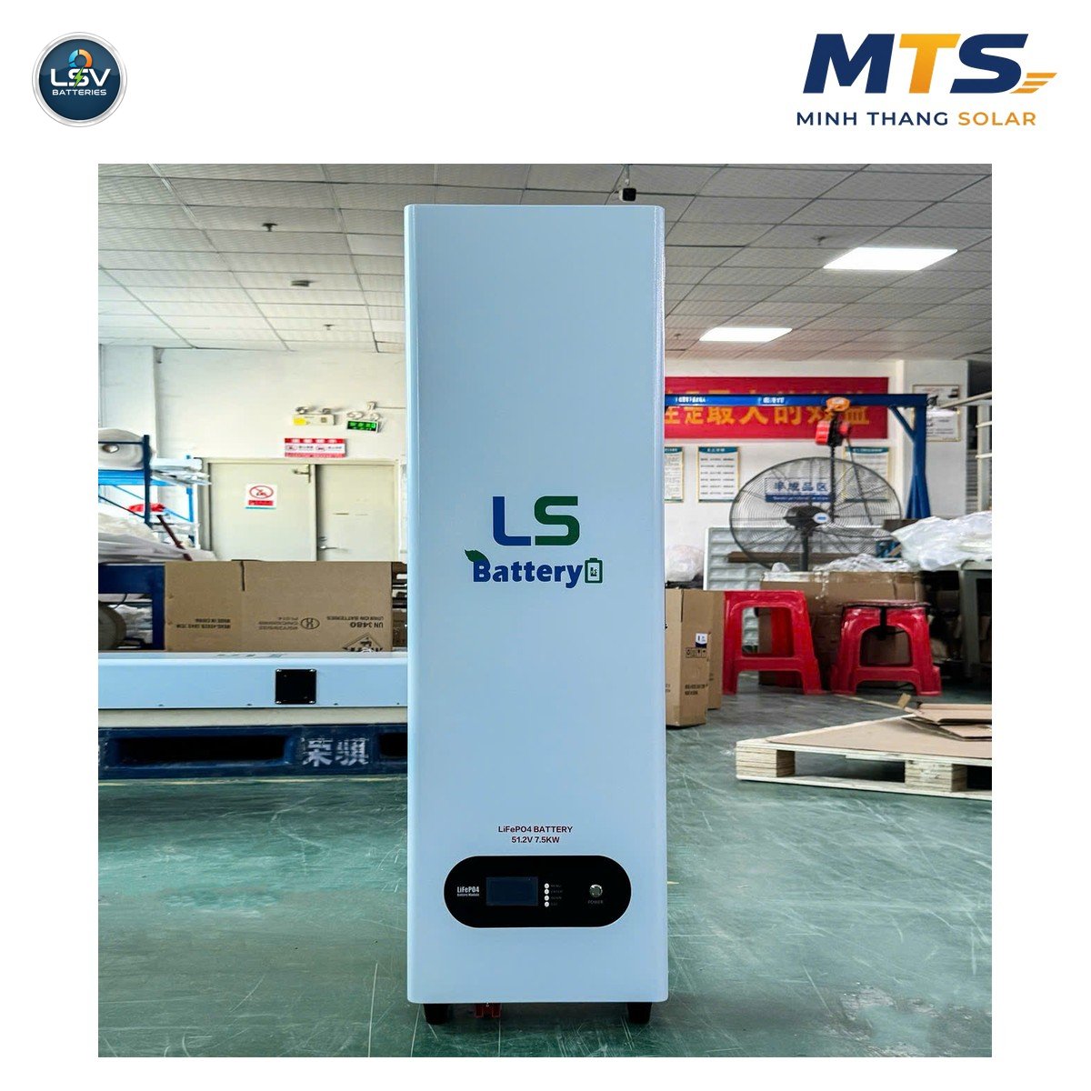 Pin Lưu Trữ LS Battery 7.5Kwh 150AH 51.2V