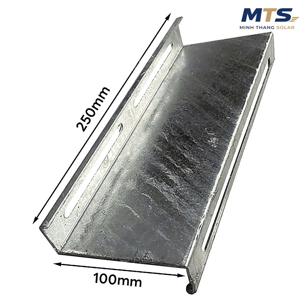 Bát Z Mái Tôn 100x250mm Dày 2mm Nhúng Nóng