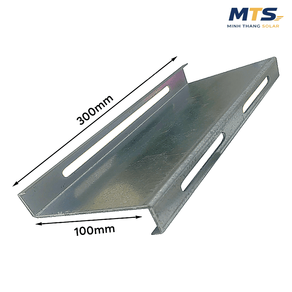 Bát Z Mái Tôn 100x300mm Dày 2mm Thép Mạ Kẽm