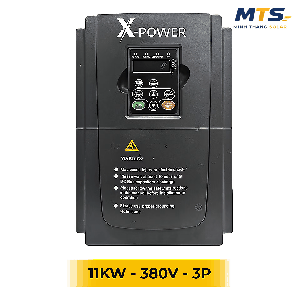 Biến Tần Bơm Nước Năng Lượng Mặt Trời 11kW 380V 3 Pha XPOWER