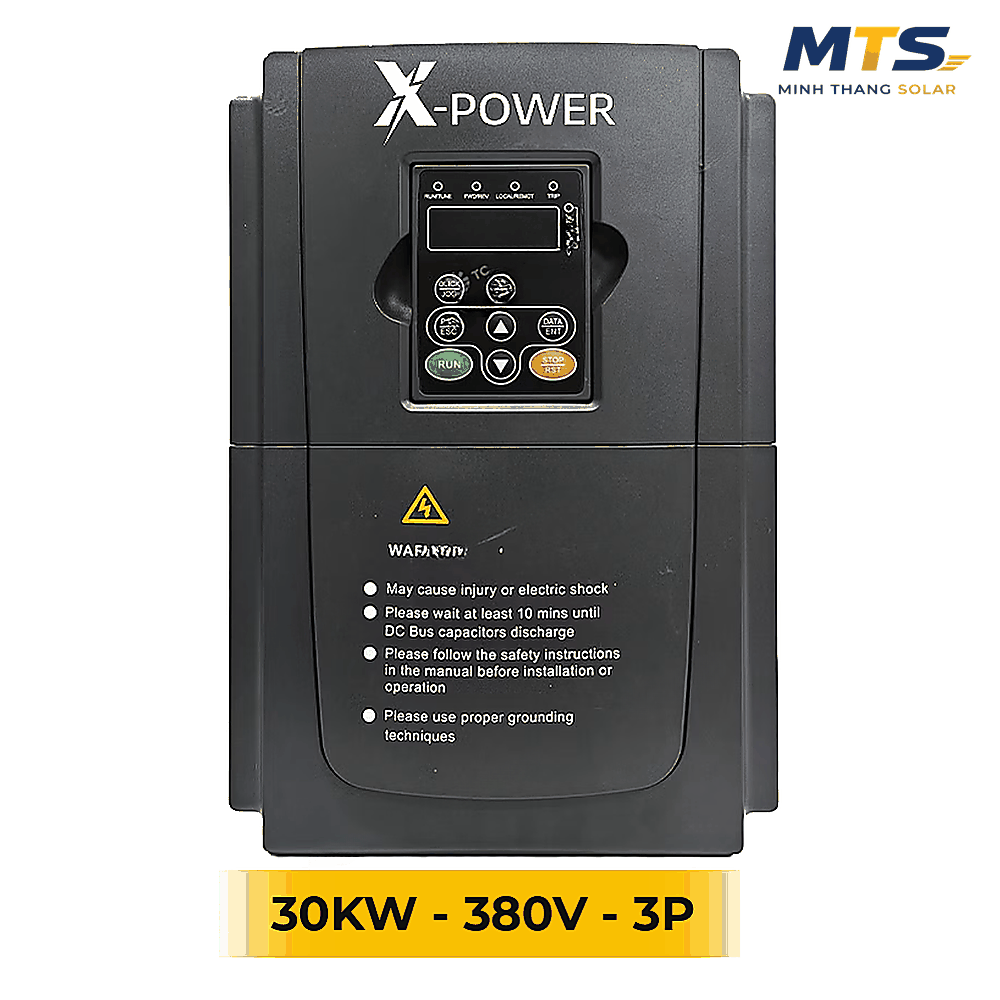 Biến Tần Bơm Nước Năng Lượng Mặt Trời 30kW 380V 3 Pha XPOWER LX200-030G-4