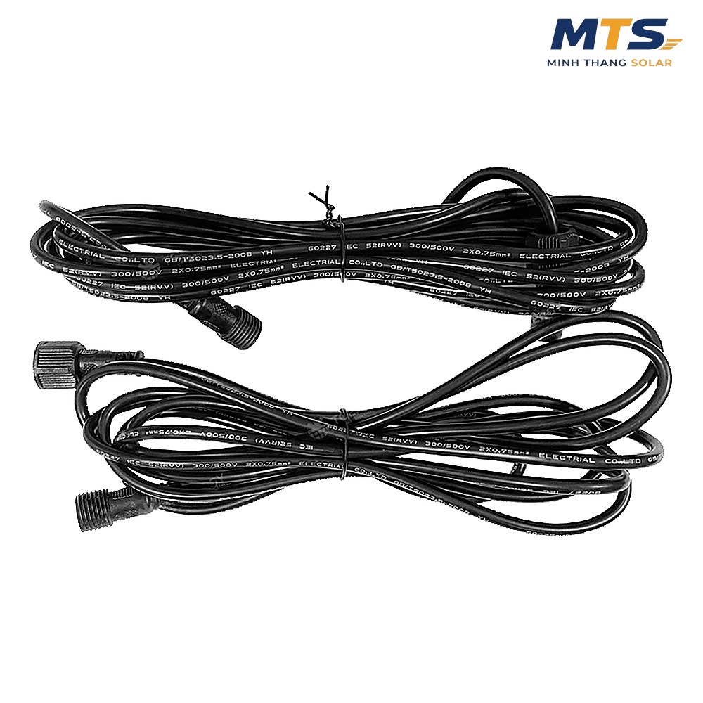 Dây Nối Dài Đèn Năng Lượng Mặt Trời 5 Mét