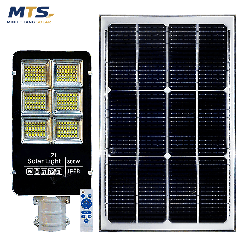 Đèn Bàn Chải Năng Lượng Mặt Trời 300W