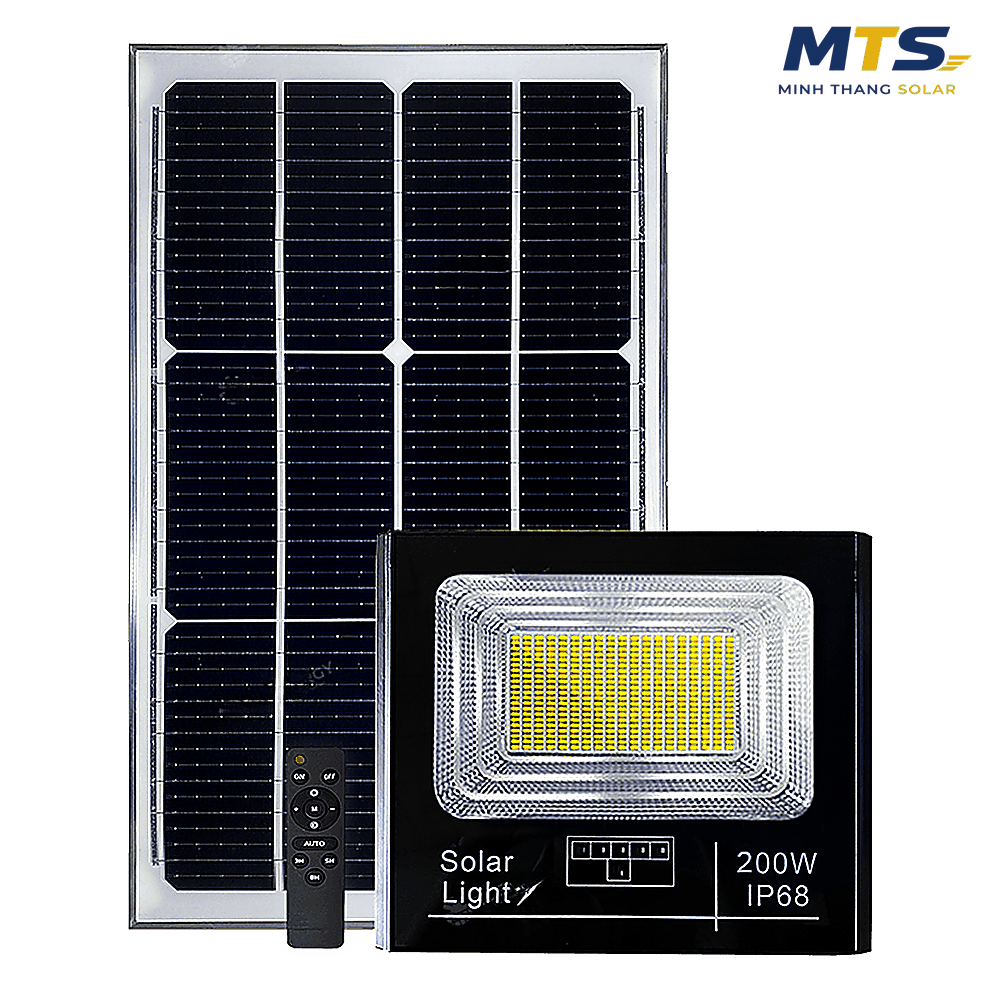 Đèn Pha Năng Lượng Mặt Trời 200W Solar Light