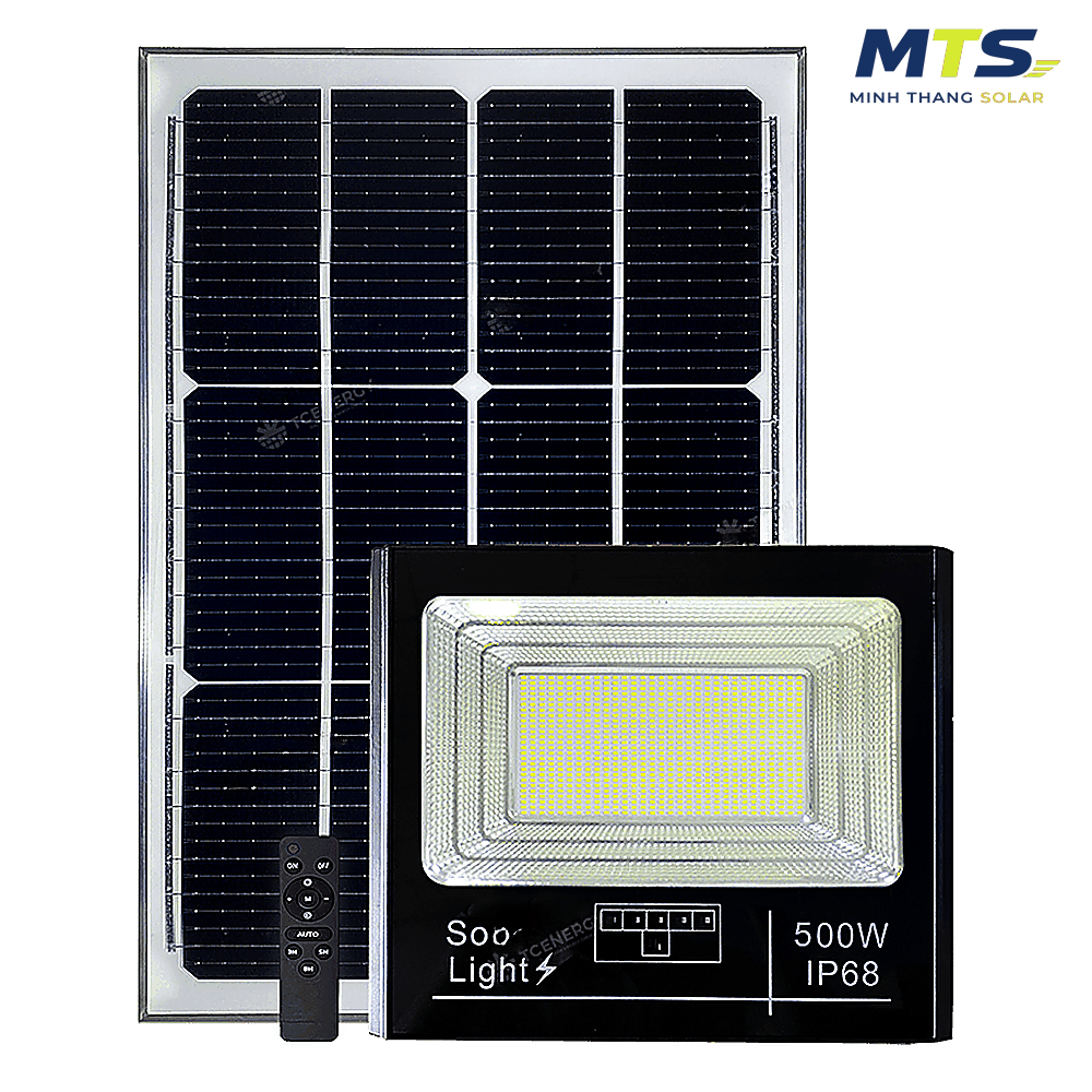 Đèn Pha Năng Lượng Mặt Trời 500W Solar Light