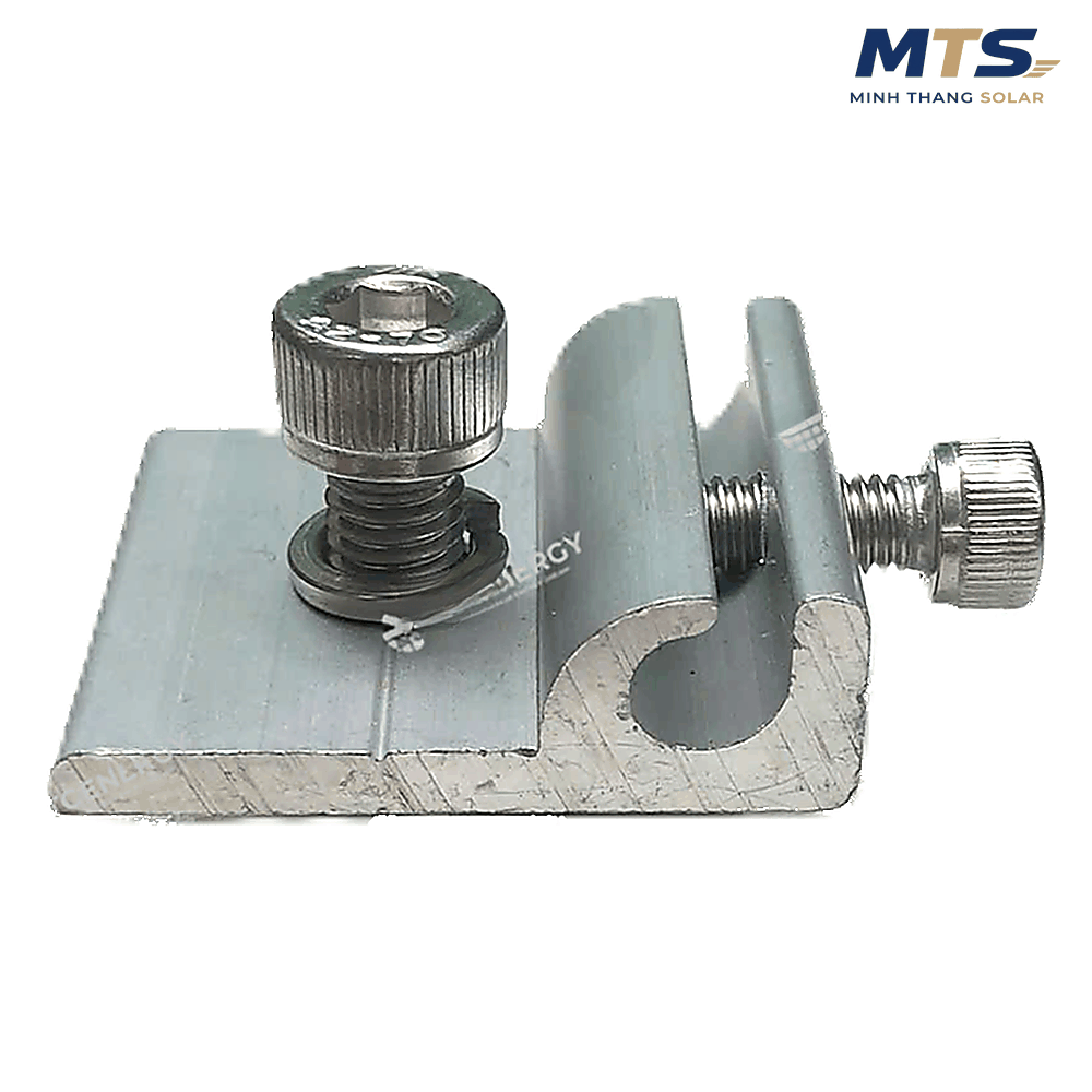 Kẹp Tiếp Địa Hệ Thống Điện Mặt Trời – Kèm Ốc Inox Đầy Đủ