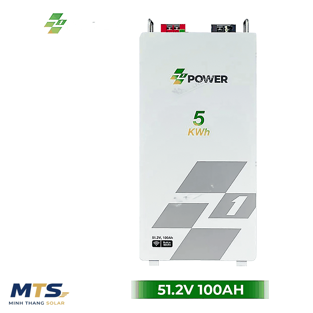Pin Lưu Trữ Điện Mặt Trời Z1 POWER Battery 5kWh – 51.2V 100Ah