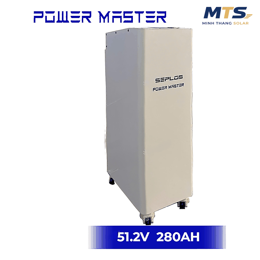 Pin Lưu Trữ Điện Năng Lượng Mặt Trời PowerMaster 14kWh 51.2V – 280Ah
