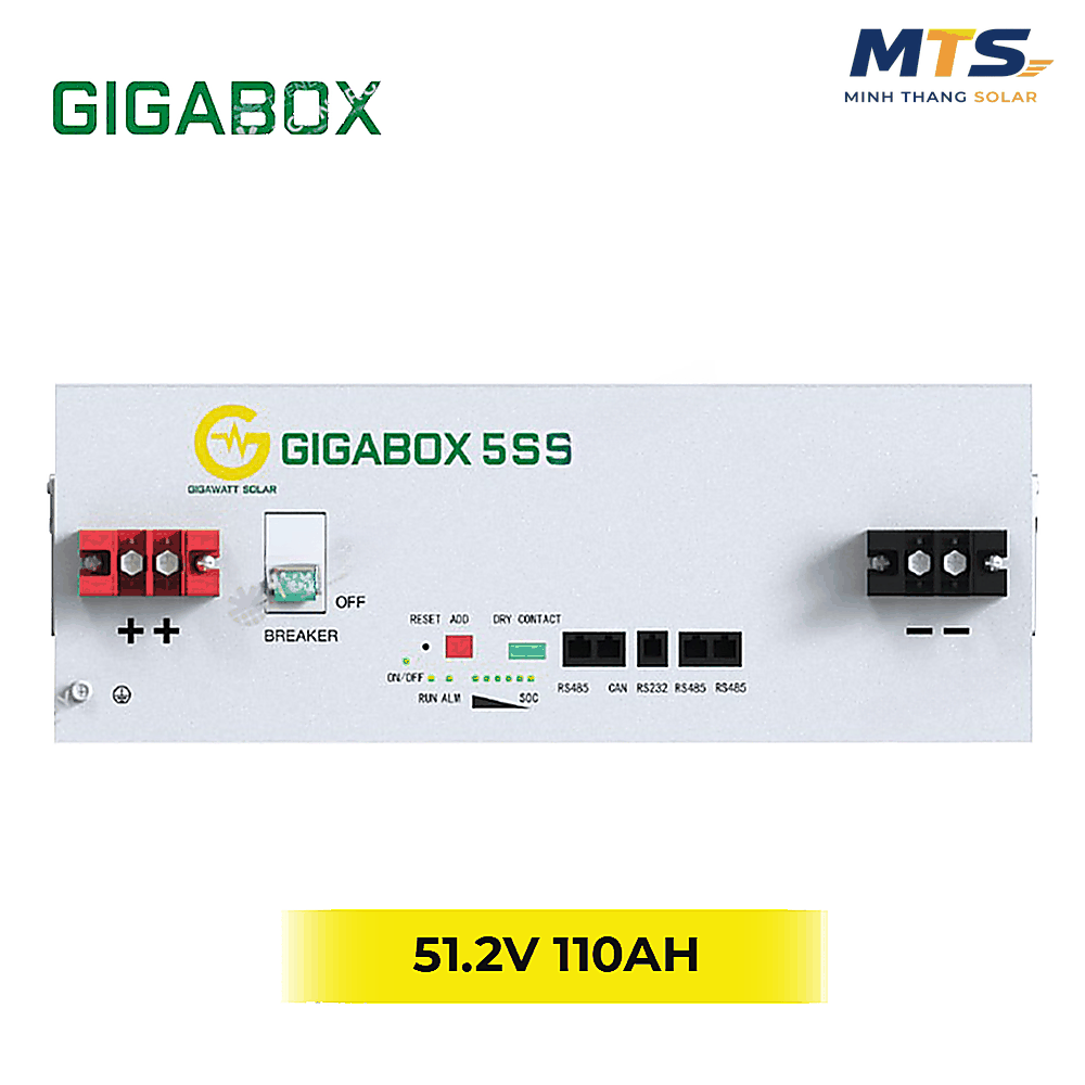 Pin Lưu Trữ Gigabox Battery 5kWh 105Ah 51.2V Model 5S