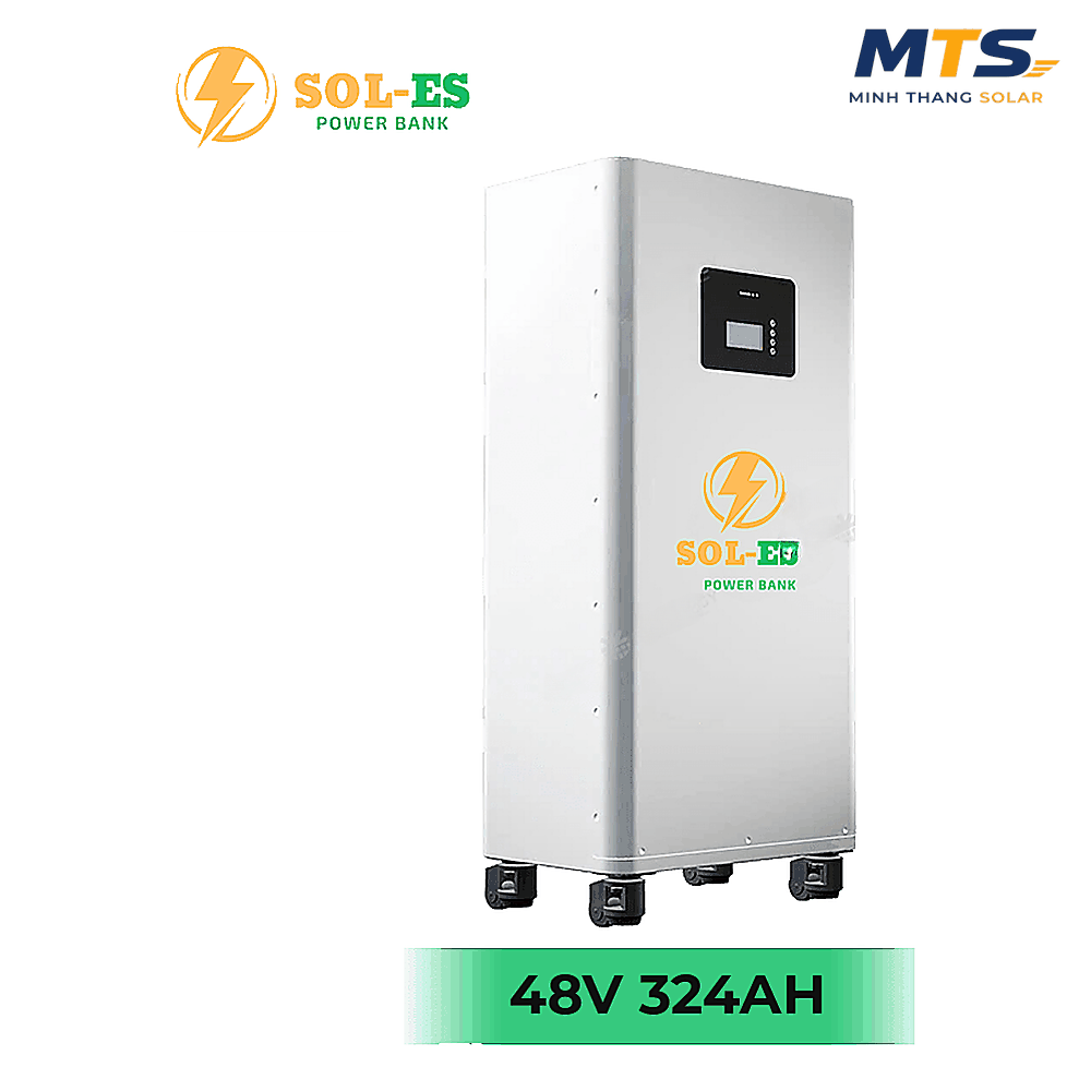 Pin Lưu Trữ Power Bank Battery 16.3Kwh 324AH 51.2V SOL-ES-LV