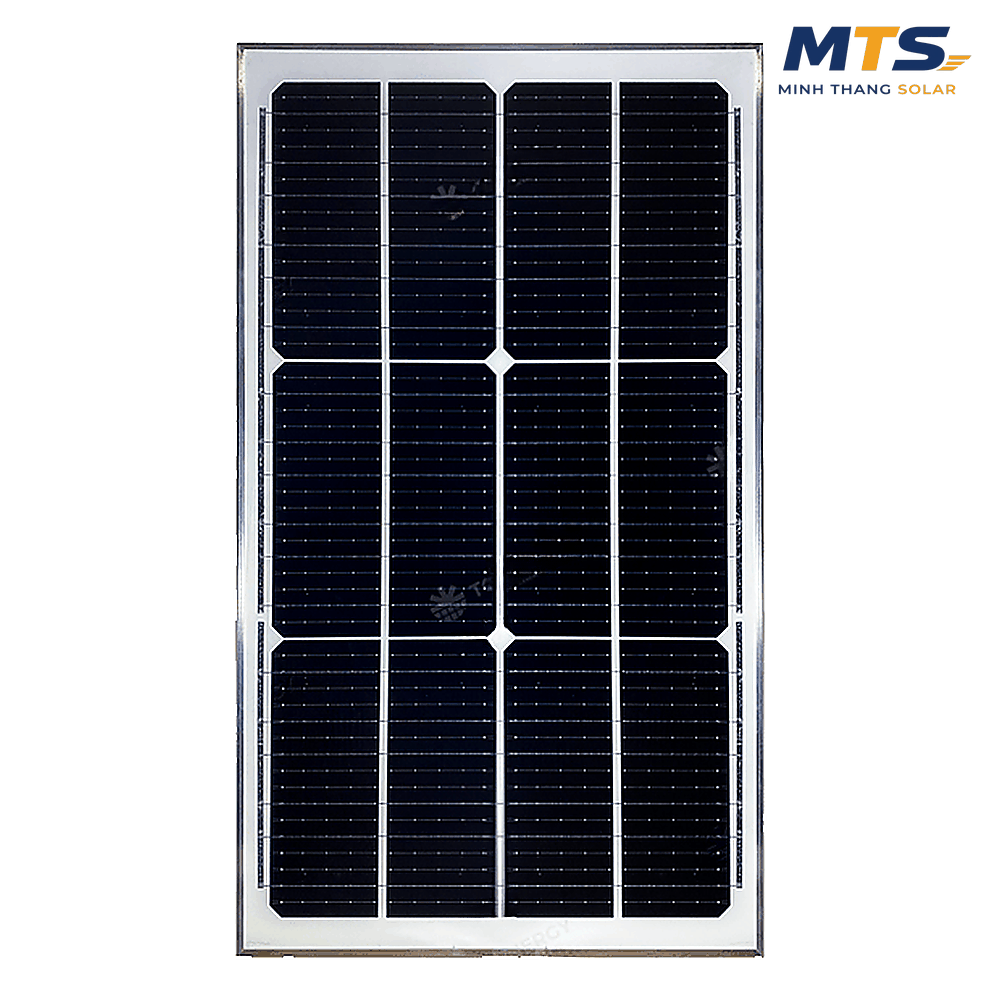 Tấm Pin Năng Lượng Mặt Trời Mono 30W Cho Đèn 100W