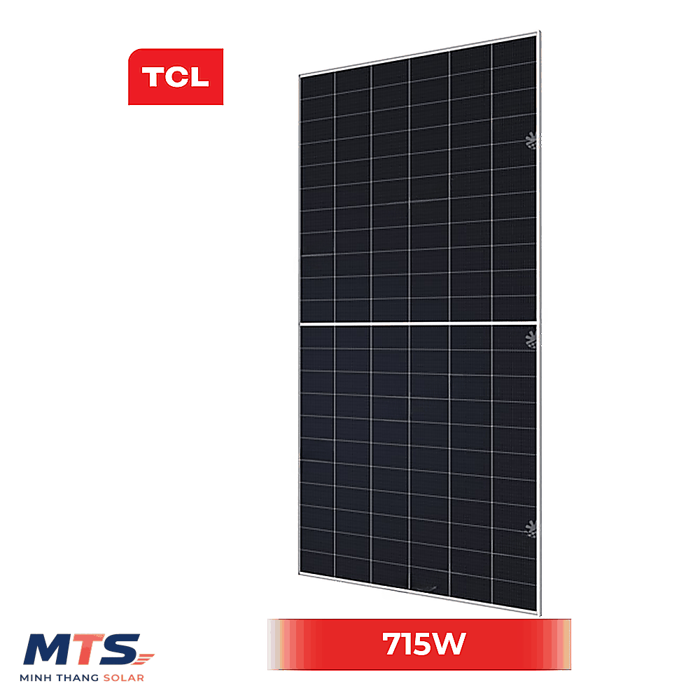 Tấm Pin Năng Lượng Mặt Trời TCL 715W 2 Mặt Kính