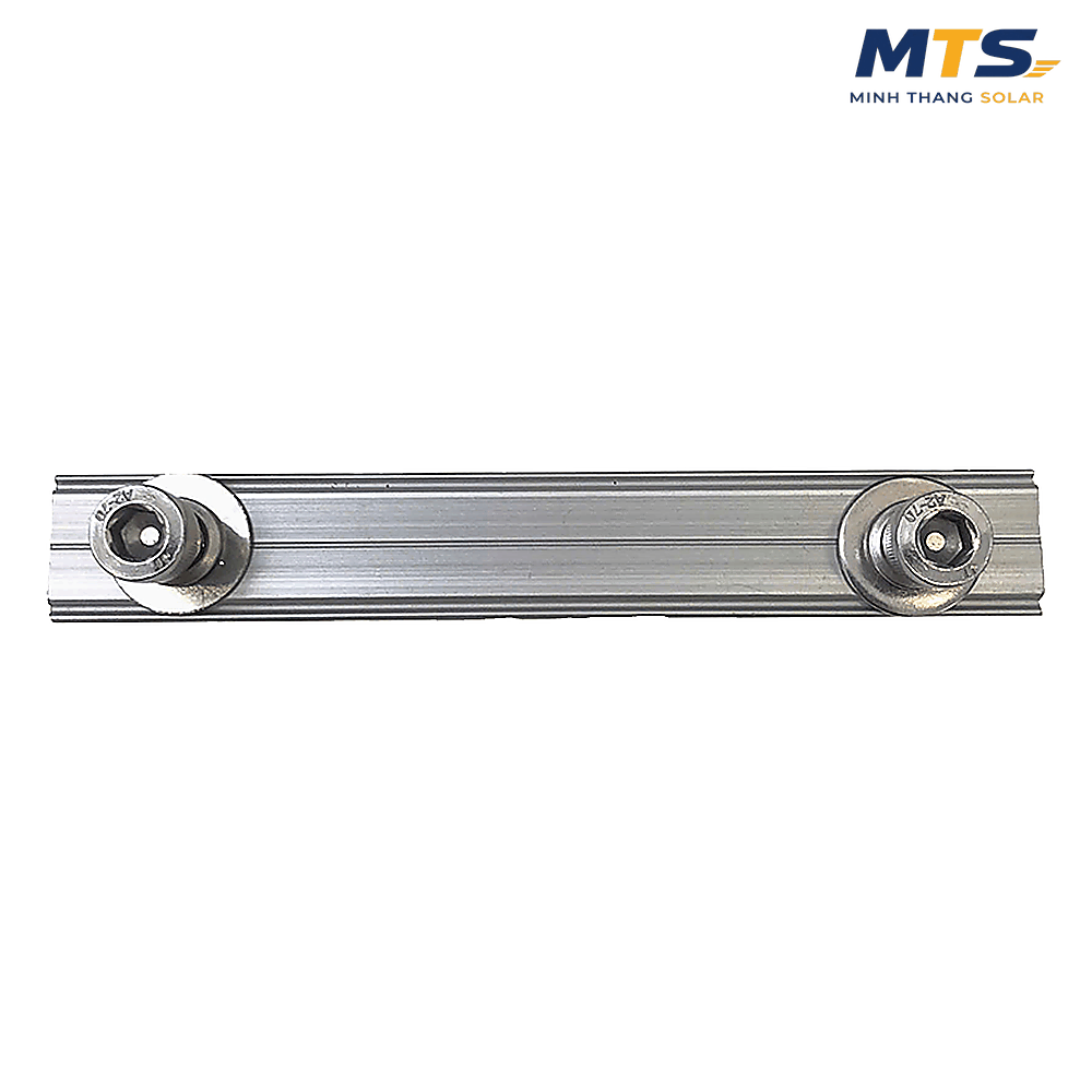 Thanh Nối Rail Nhôm 20 cm – Kèm Ốc & Phụ Kiện Đầy Đủ