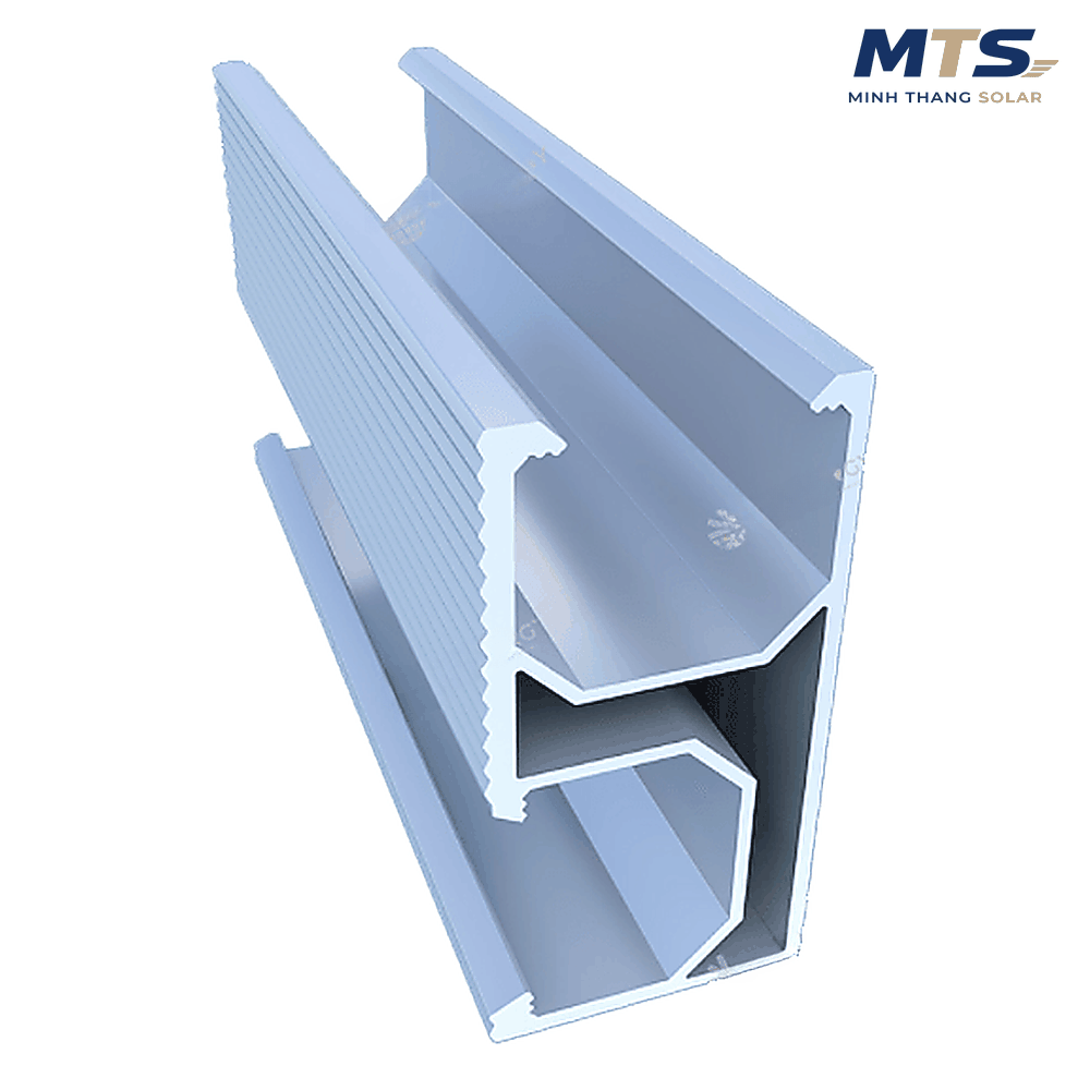 Thanh Rail Nhôm Pin Năng Lượng Mặt Trời 26×45 Dài 4.2m