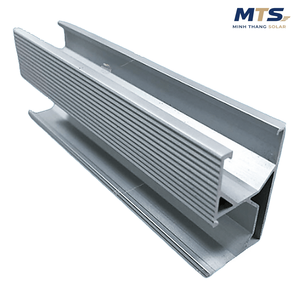 Thanh Rail Nhôm Pin Năng Lượng Mặt Trời 26×50 Dài 4.2m