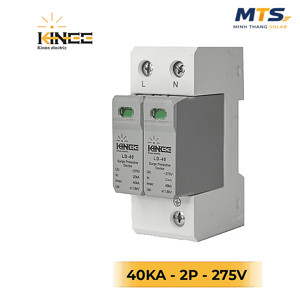 Thiết Bị Chống Sét Lan Truyền AC 2P 275V – KINEE SPD 40kA