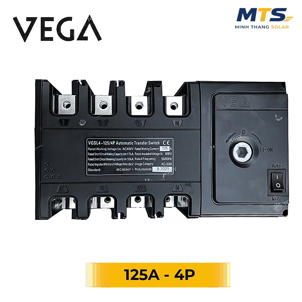 Thiết Bị Đảo Nguồn Tự Động ATS VEGA 125A – 4P
