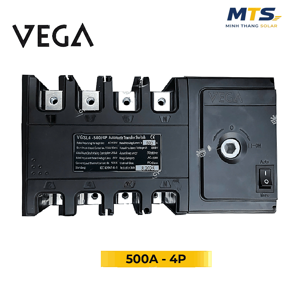 Thiết Bị Đảo Nguồn Tự Động ATS VEGA 500A – 4P (VGSL4-500)