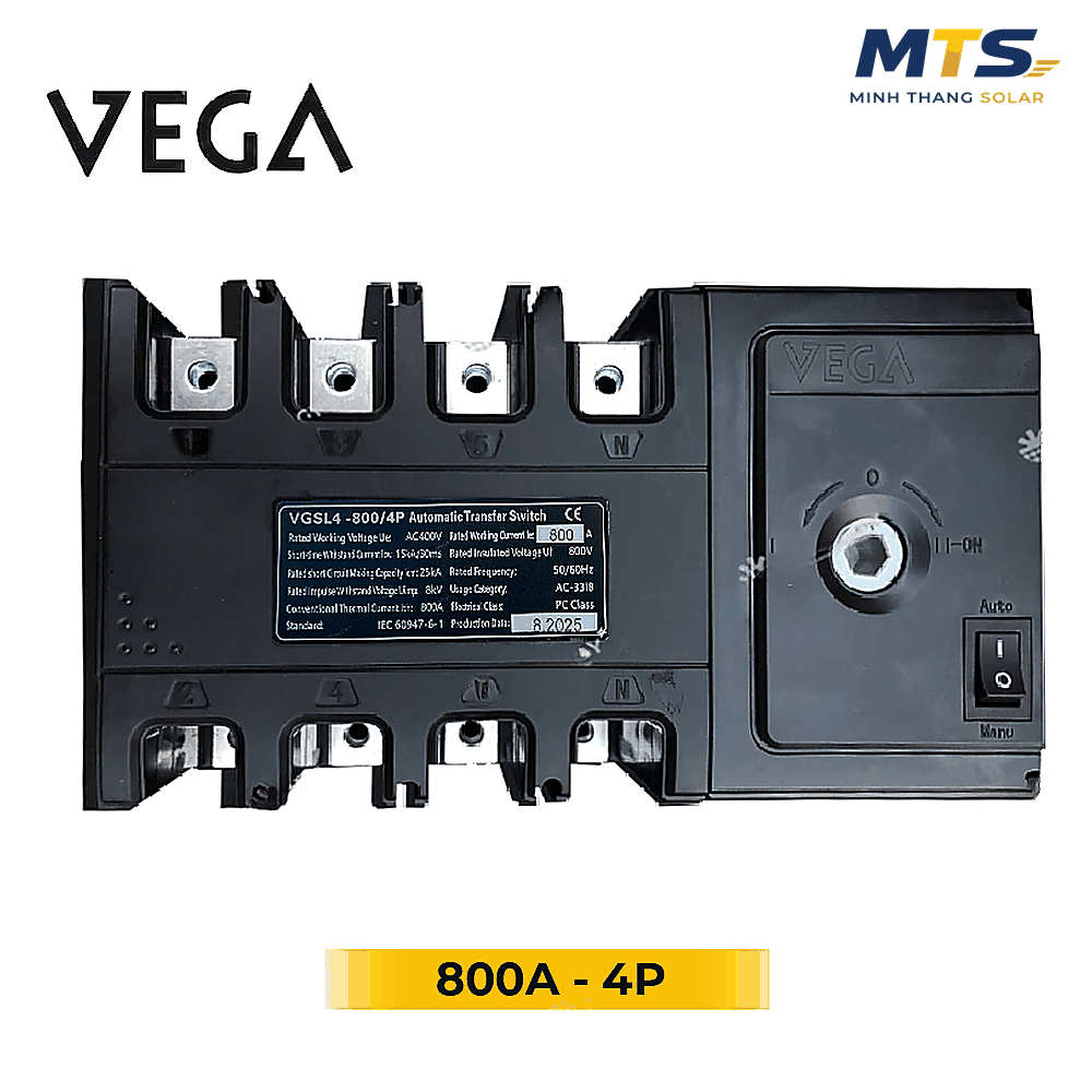 Thiết Bị Đảo Nguồn Tự Động ATS VEGA 800A – 4P (VGSL4-800)