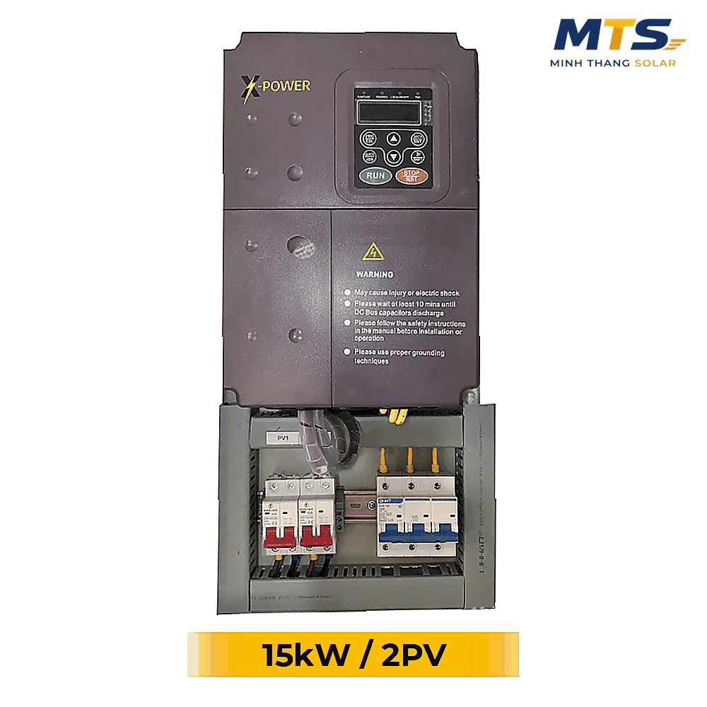 Tủ Điện Biến Tần Bơm 15 kW Đấu Sẵn