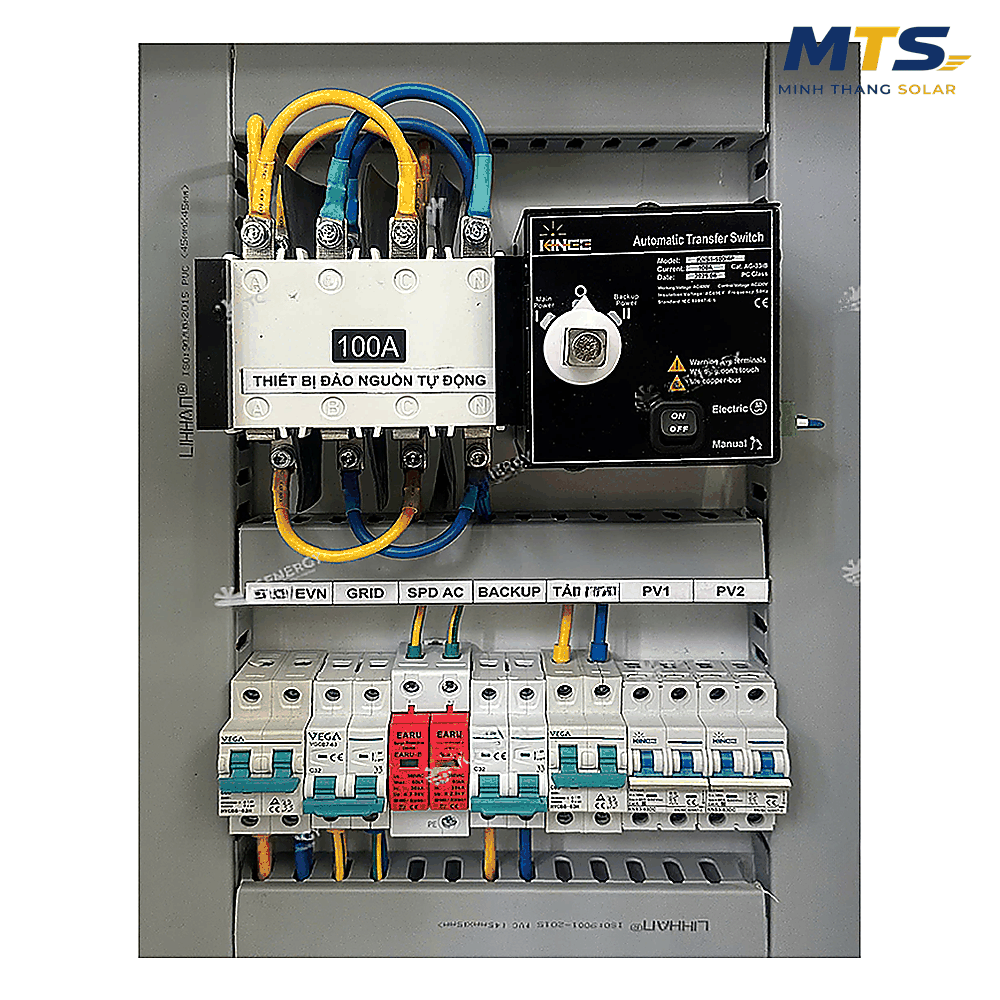 Tủ Điện Hybrid 1 Pha 5 – 6 kW Đấu Sẵn