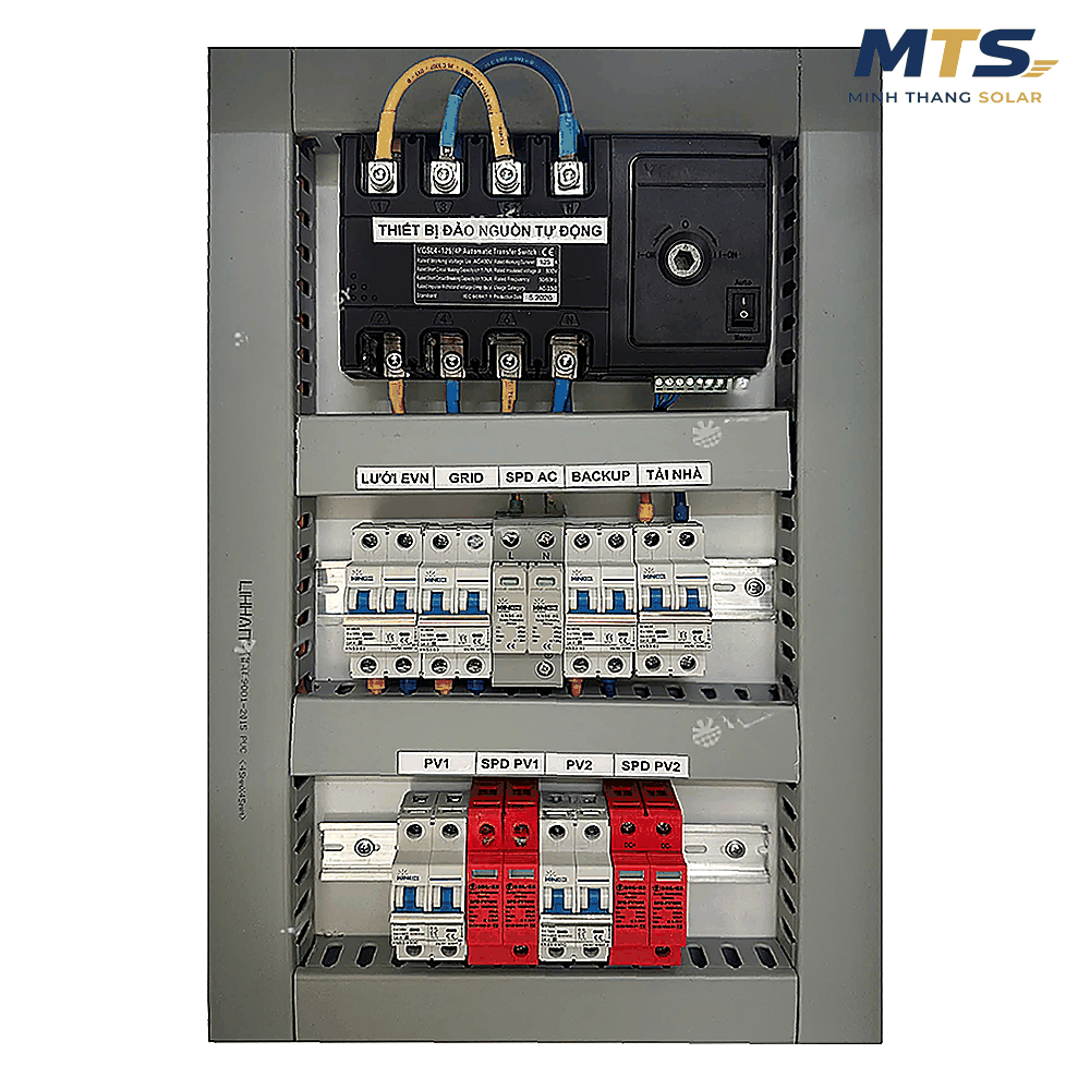 Tủ Điện Hybrid 1 Pha Chống Sét Lan Truyền AC DC
